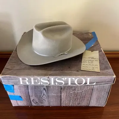 Resistol Fort Worth 3X Beaver Western Cowboy Hat – Size 7 1/8 – Original Box