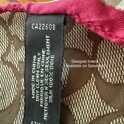 Designer brands will be available on Saturday.