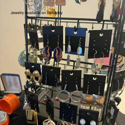 Jewelry will be available on Saturday