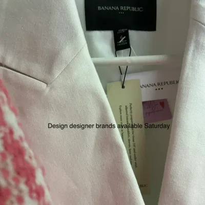 Designer brands will be available on Saturday.