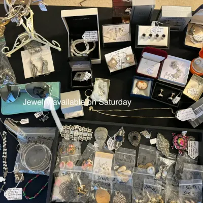 Jewelry will be available on Saturday