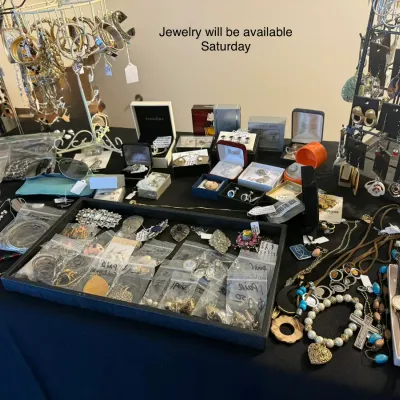 Jewelry will be available on Saturday