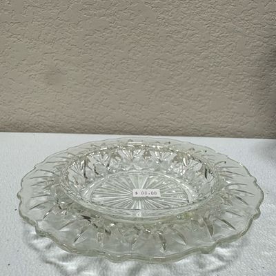 Anchor Hocking Prescut Pineapple Butter Dish Riscam5-26-146