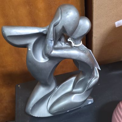 Austin Productions "Soul Mates Heart" Sculpture by Alexsander Danel