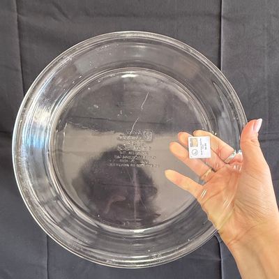 Anchor Hocking Glass Pie Plate Riscam5-26-46