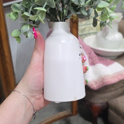 Rae Dunn "Love Wins" Watercolor Hearts Vase