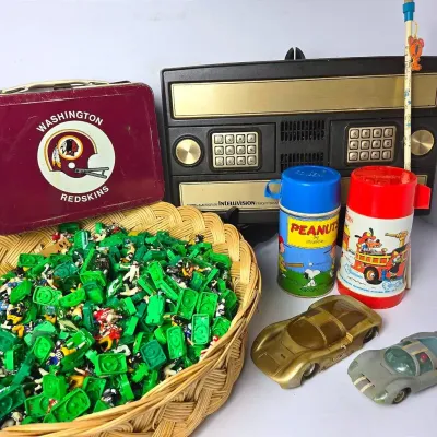Vintage Toys: Tudor Football Players, Slot Cars, Intellivision, Thermoses, Lunchbox