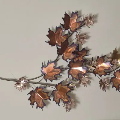 Curtis Jere Maple Leaf Wall Sculpture -  50x31"