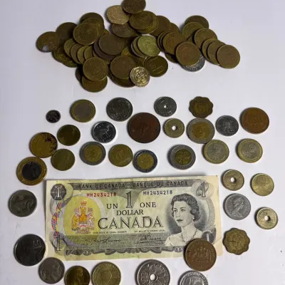 Foreign Coins & Tokens - Canada, Brazil, Israel, Argentina, Chile, Chuck E Cheese & More