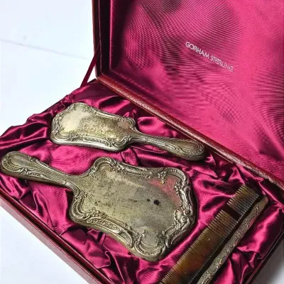 Sterling Silver Gorham Dresser Set