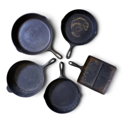 Cast Iron Skillets Including Wagner Ware