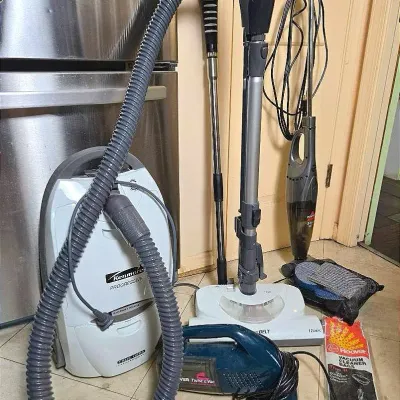 Vacuums And Scrubber - Kenmore Canister Vac, Bissel Stick Vac & More