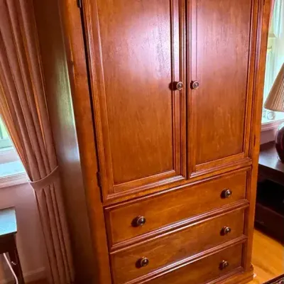 Wood Armoire - 39x21x70”