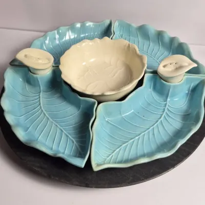 MCM California Pottery Lazy Susan