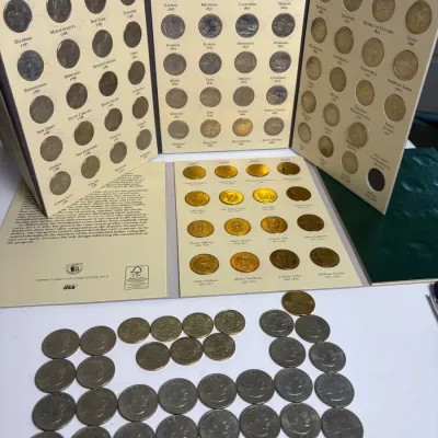 US Coins: $57.25 Face Value - Susan B Anthony & Presidential Dollars Plus State Quarters
