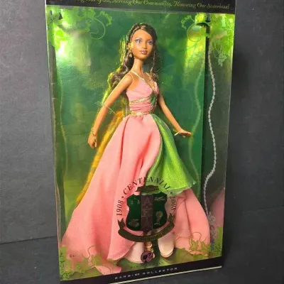 2008 Centennial Alpha Kappa Alpha Barbie In Sealed Box