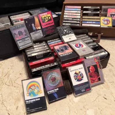 Classic Rock Cassette Tapes: Grateful Dead, Rush, Jimi Hendrix, Led Zeppelin & More