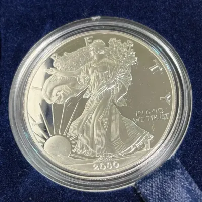 99.9% Silver 2000 P American Eagle Coin