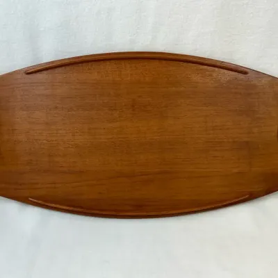 MCM Dansk Danish Teak Surfboard Tray