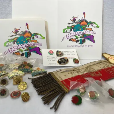 1905 Tournament Of Roses Judge Badge, Pins And Stickers 