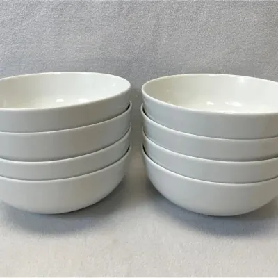 Fitz And Floyd Everyday White Bowls, 8pcs