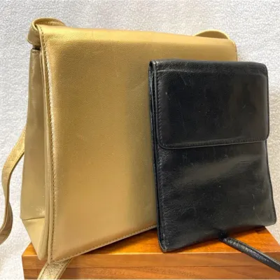 Saks 5th Ave & Neiman Marcus Luxury Designer Handbags 2pcs