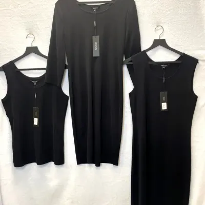 Women’s Misook Black Knit Garment Collection, XS NEW