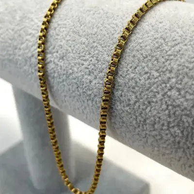 14k Gold Victorian Guard Chain Antique