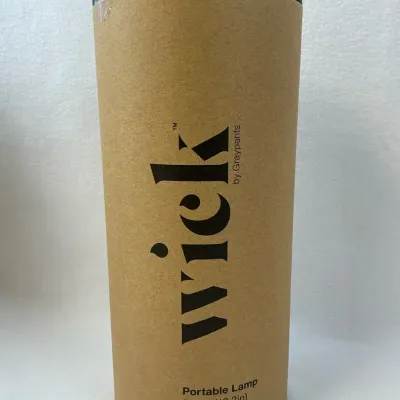 NIB Graypants Wick Portable LED Rechargeable Lamp Brass Finish #2
