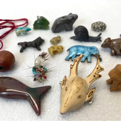 Fetish Animal Beads, Pins, & Pendants 