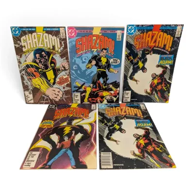 Shazam Comics By Black Adam & More