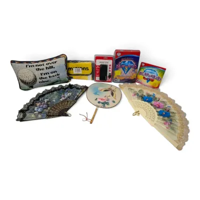 Rechargeable Power Bank, Handheld Folding Fans, Bejeweled Game & More
