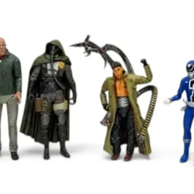 Action Figures Including G.I. Joe, Marvel, Power Rangers & More