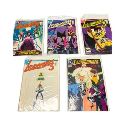 1986 DC Comics Legionnaires 3 #1-4 & Legionnaires #16