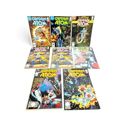Captain Atom Comics By Bates, Broderick & Smith