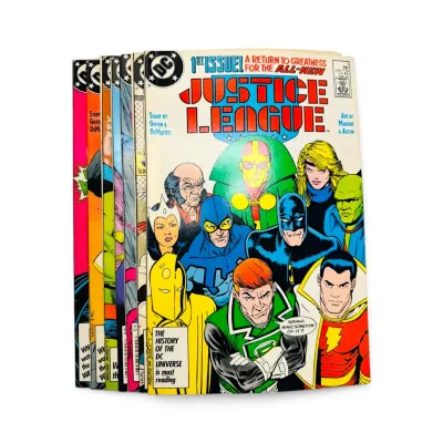 DC Justice League No. 1-6 and 1987 Annual Comics