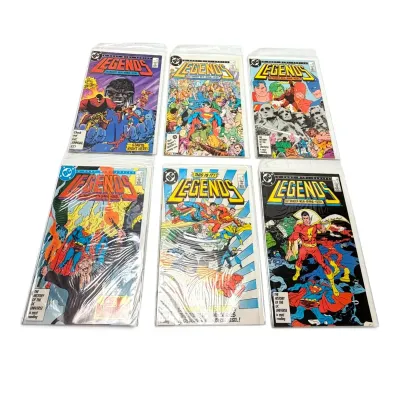 1986 DC Comics Legends 6 Full Part Mini-Series
