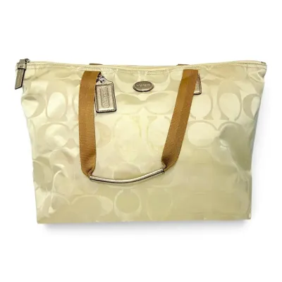 Coach Brown Town Tote Bag (B1432-F77321) with COA!