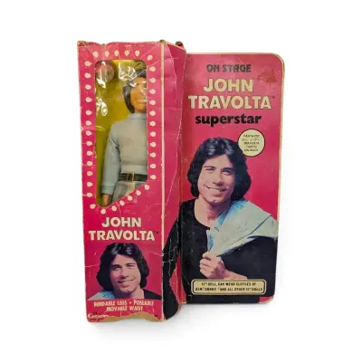 1977 Chemtoy John Travolta Superstar 12" Figure W/ Box