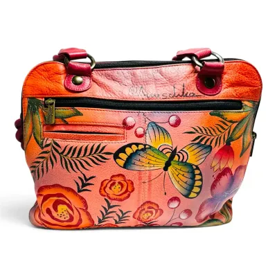 Anuschka Painted Leather Purse