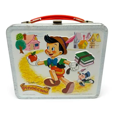 1971 Walt Disney’s Pinocchio Embossed Metal Lunch Box
