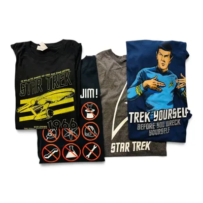 Star Trek Graphic T-Shirts (2XL)