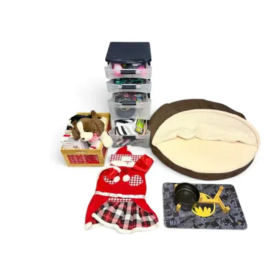 Dog Toys, Clothes, & More Mystery Lot