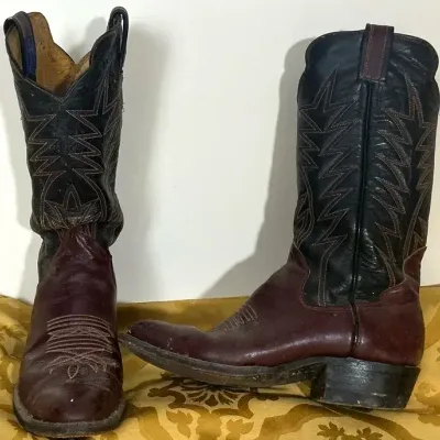The Sanders Vintage Western Cowboy Boots – Made in Mexico