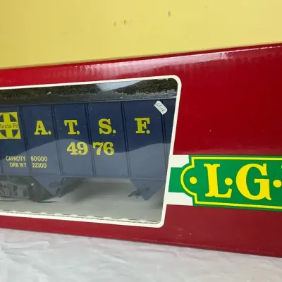 LGB Lehmann-Gross-Bahn #4076 D 02 Santa Fe Rail Car
