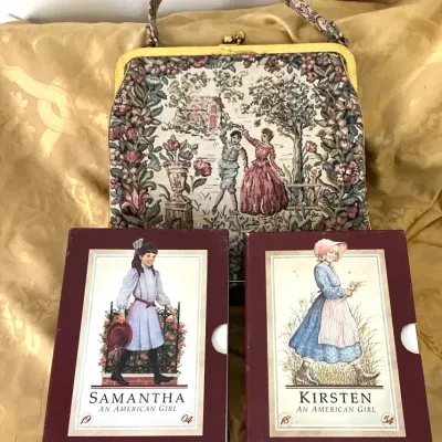 Vintage Jk Purse And American Girl Books