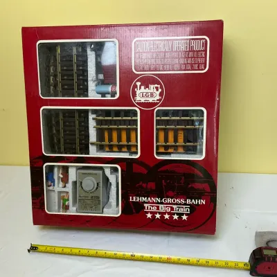 LGB 20401 US Goods Train Set G Scale Original Box