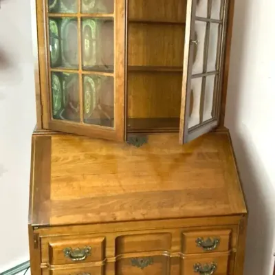 Maddox Of Jamestown, NY Wooden Secretary