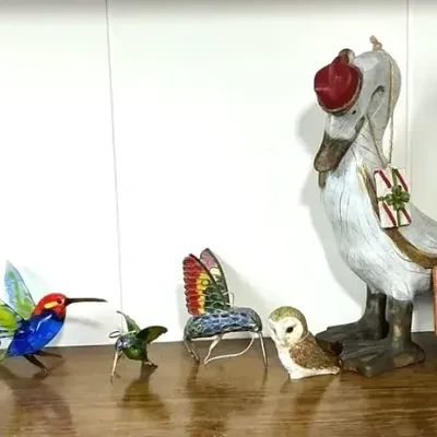 Eclectic Animal Decor Lot 