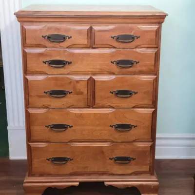 Harbor House Solid Birch Chest of Drawers | 7-Drawer Wood Dresser